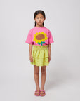 Bobo Choses - kids - vichy ruffle skirt