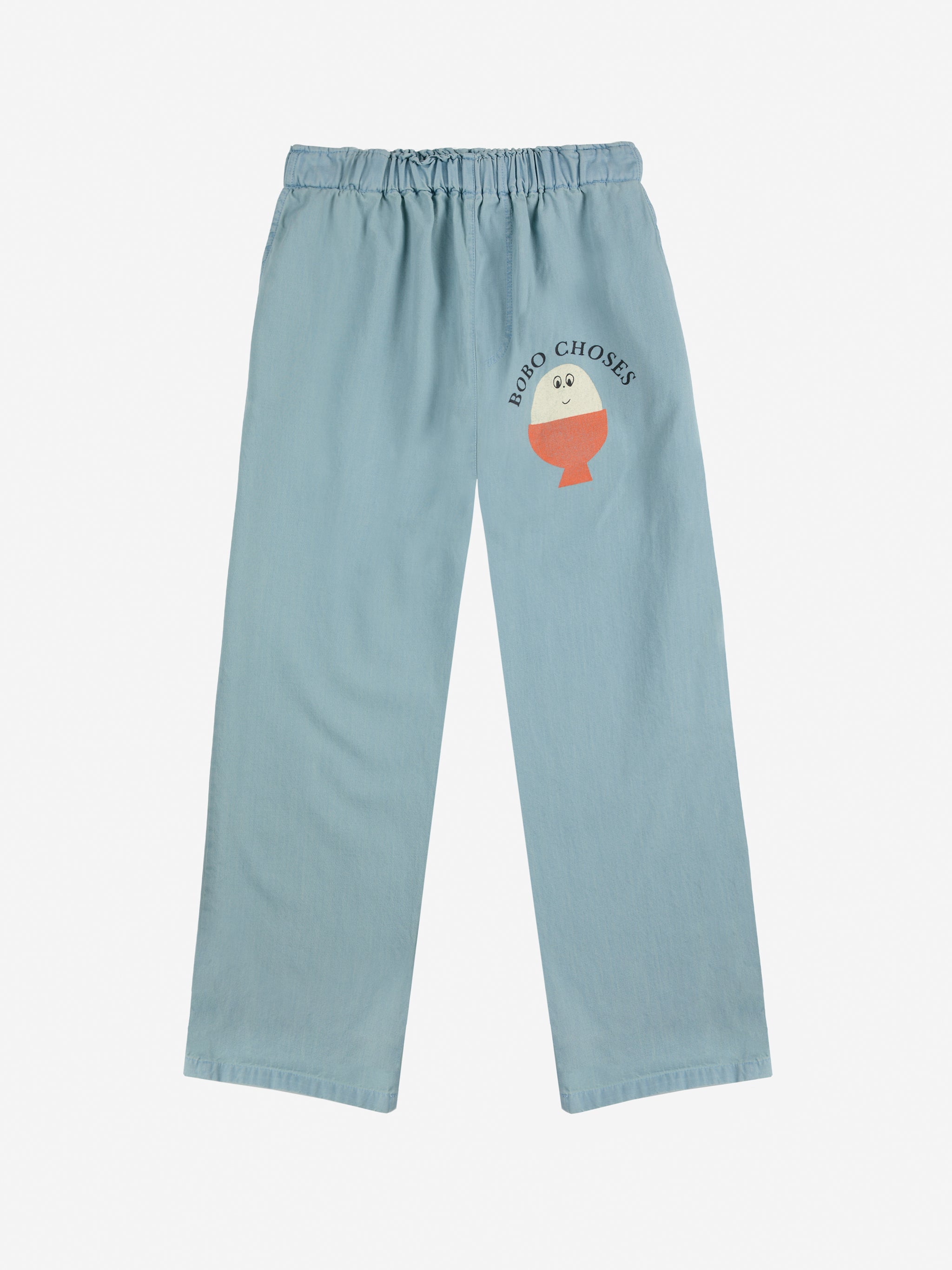 Bobo Choses - kids - morning egg light denim pants