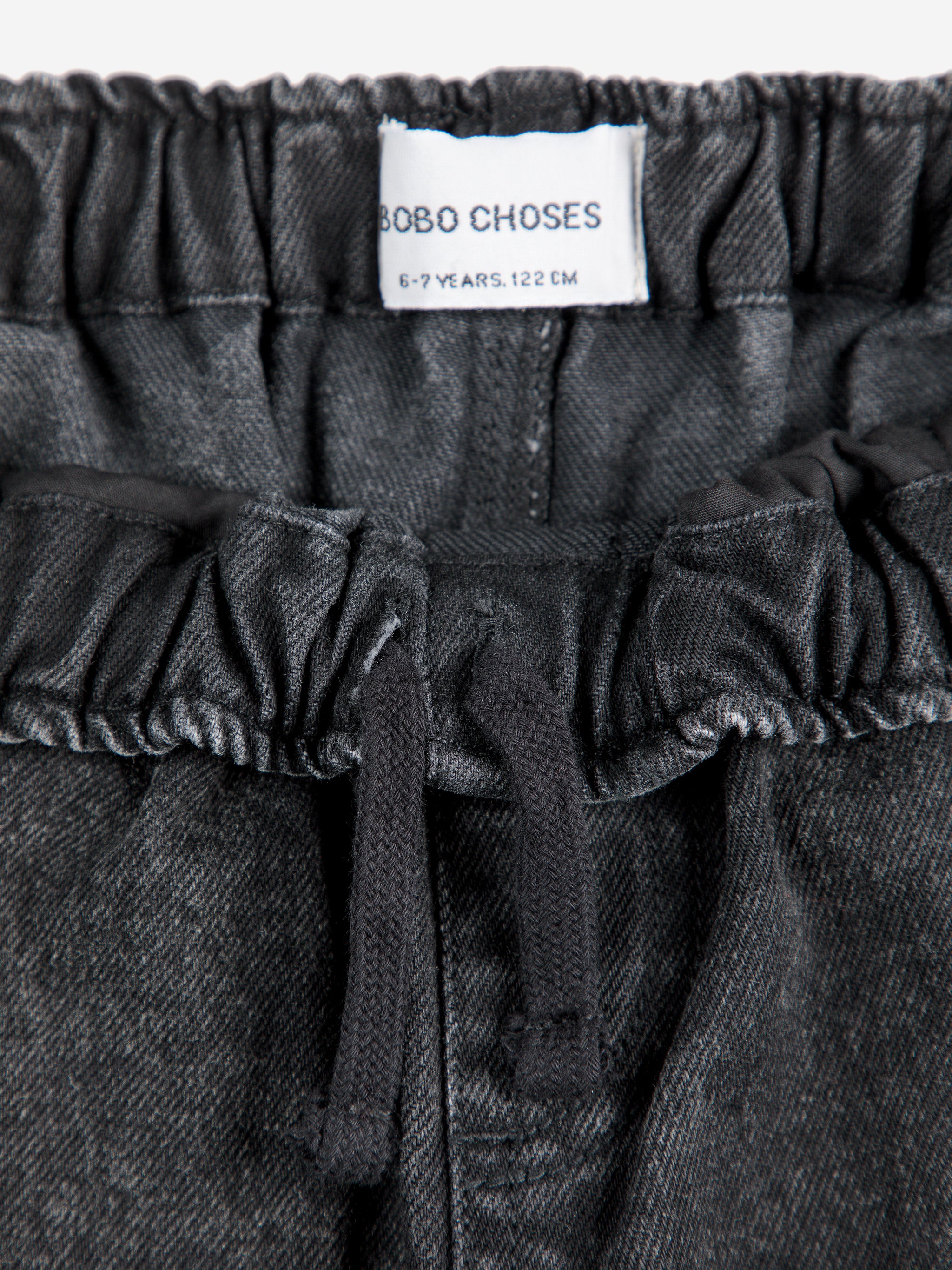 Bobo Choses - kids - wavy bobo black denim pants