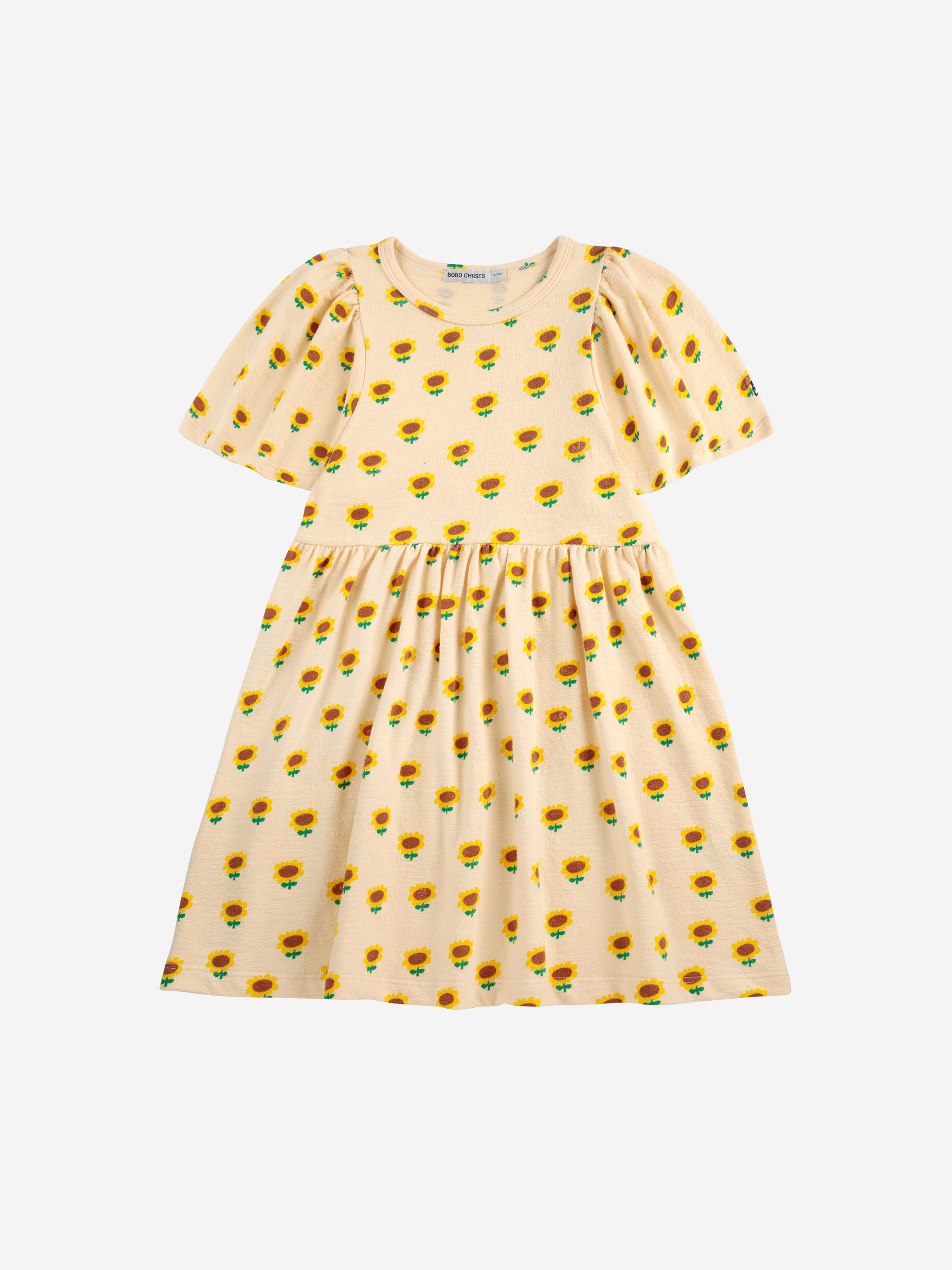 Bobo Choses - kids - sunflower allover dress