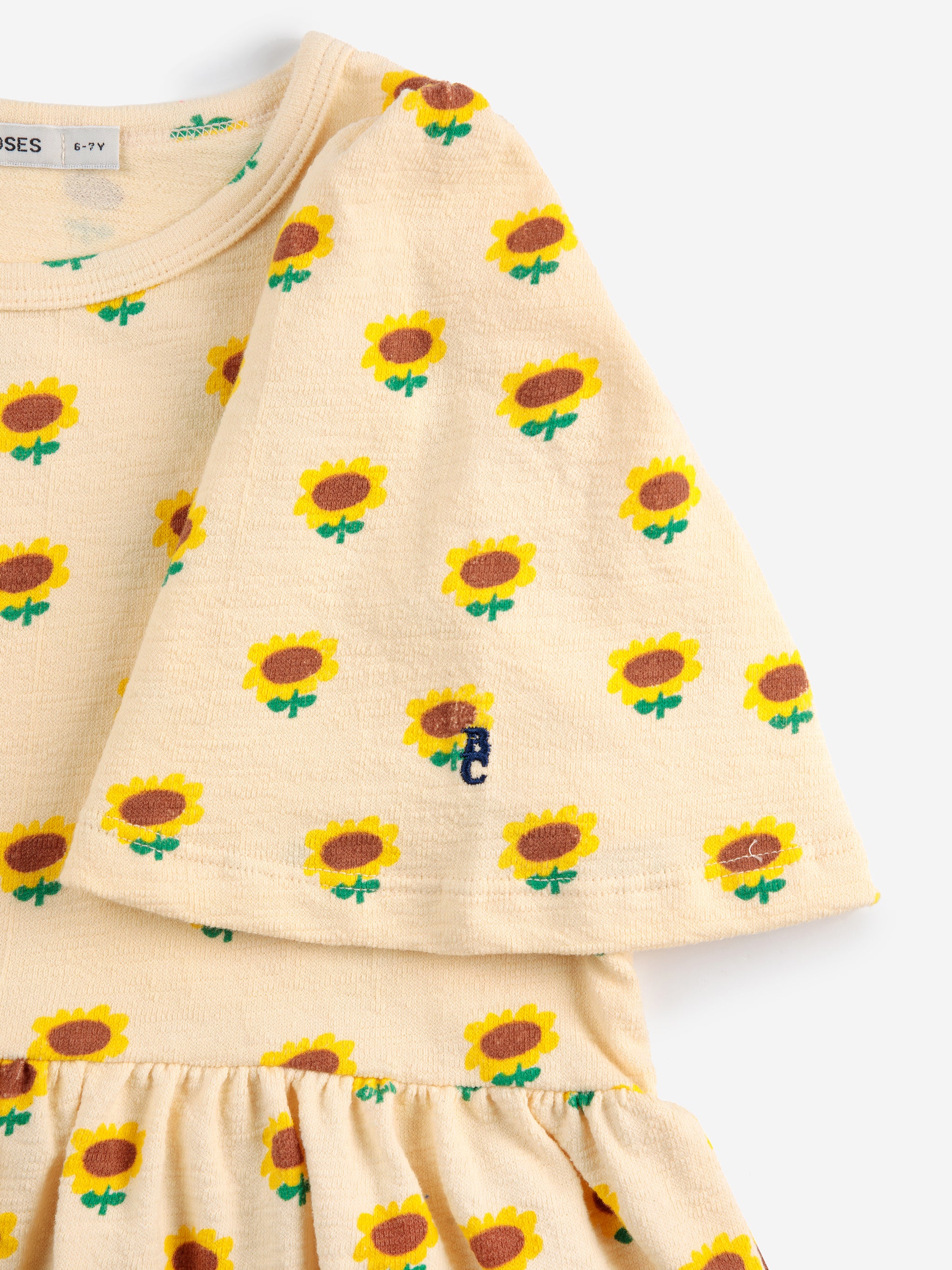 Bobo Choses - kids - sunflower allover dress