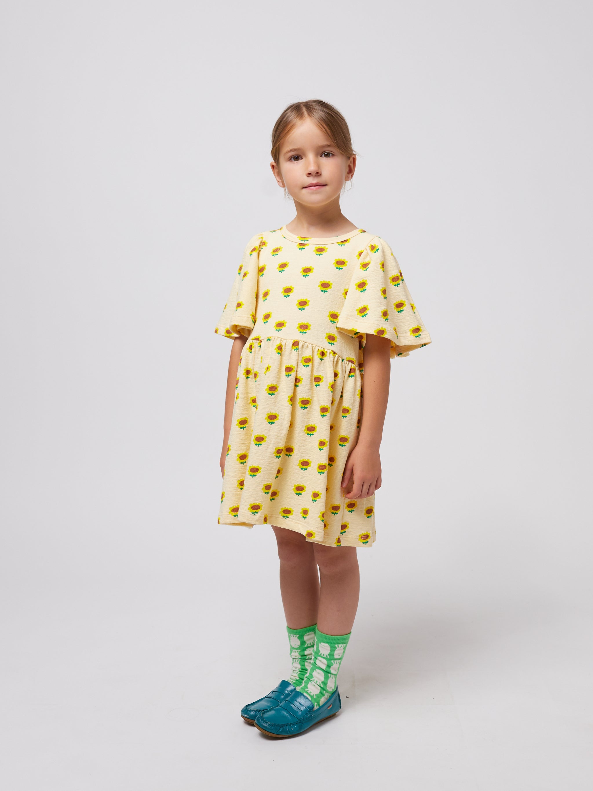 Bobo Choses - kids - sunflower allover dress