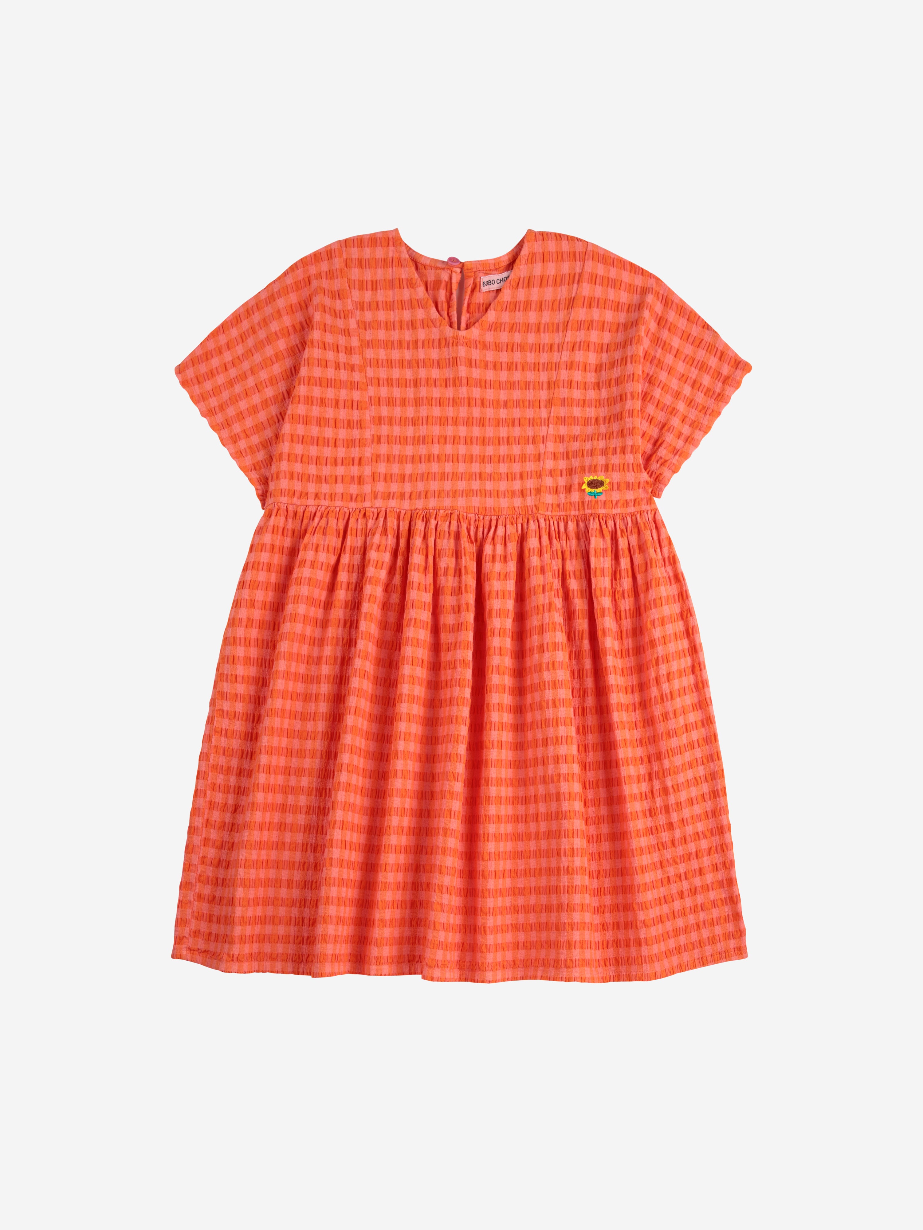 Bobo Choses - kids - vichy woven dress