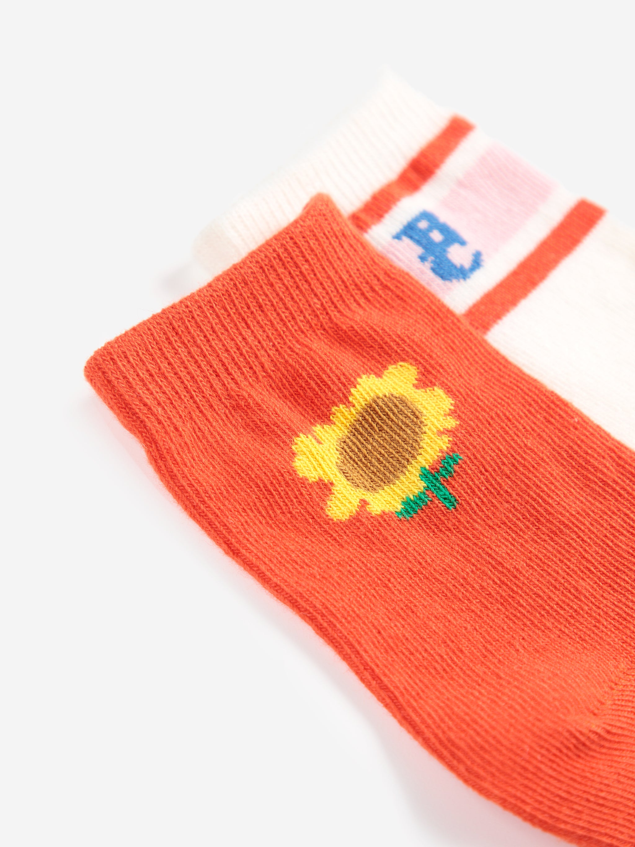 Bobo Choses - baby - sunflower 2pack socks