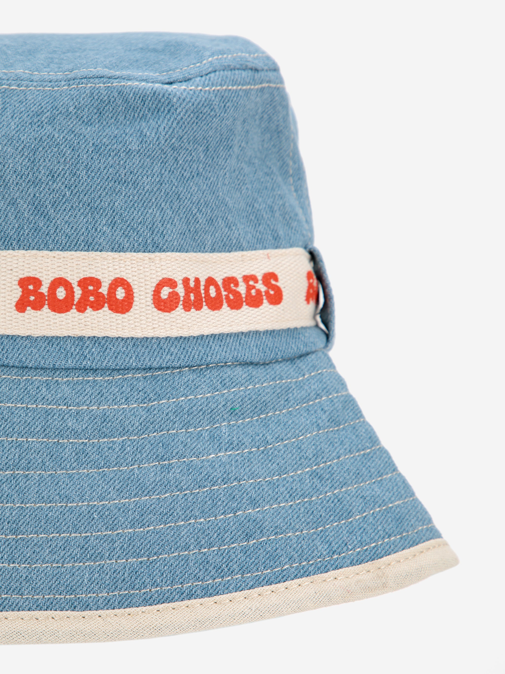 Bobo Choses - kids - light denim bucket hat