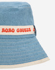 Bobo Choses - kids - light denim bucket hat