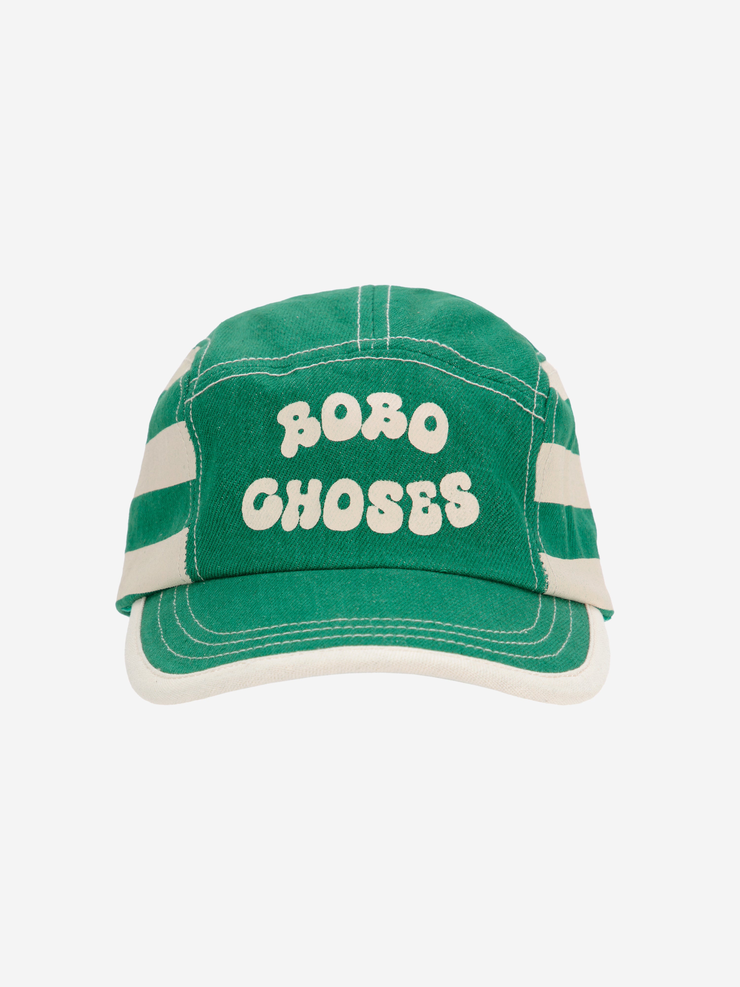 Bobo Choses - kids - green stripes cap