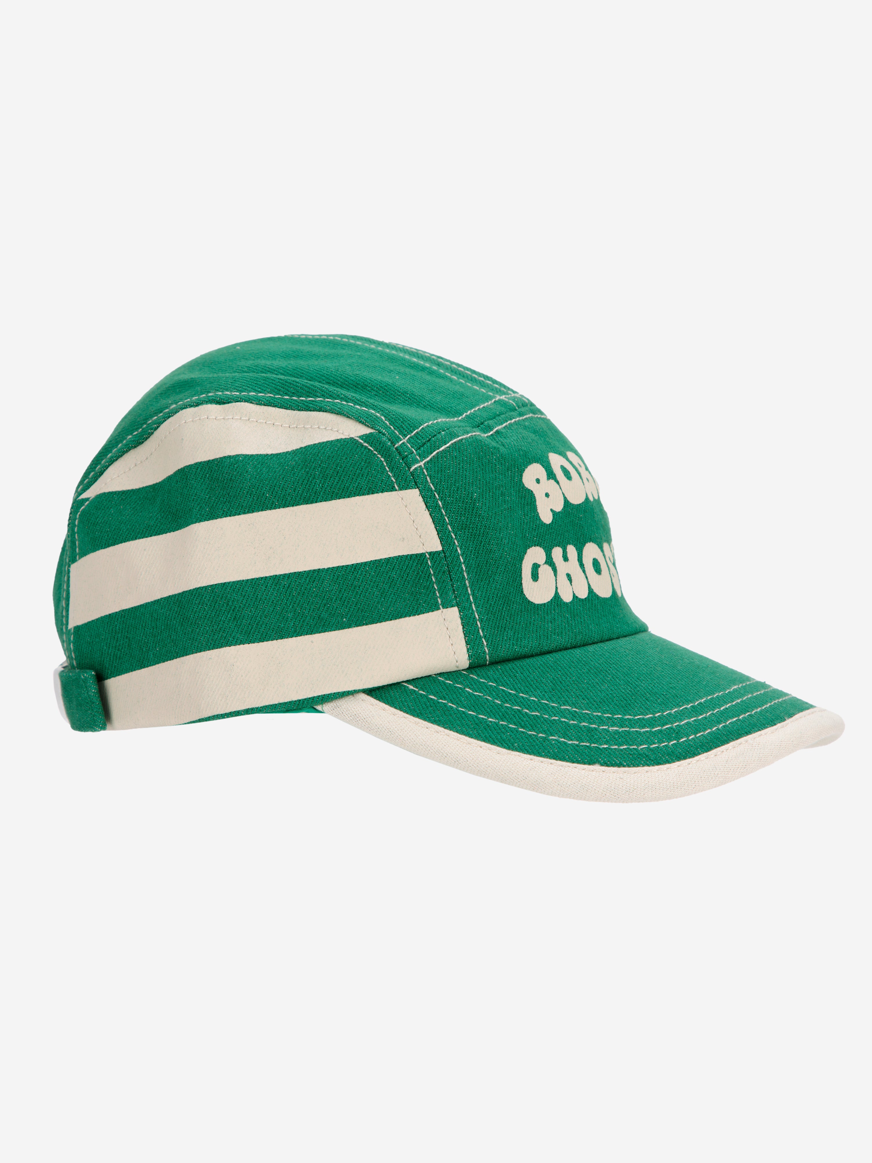 Bobo Choses - kids - green stripes cap