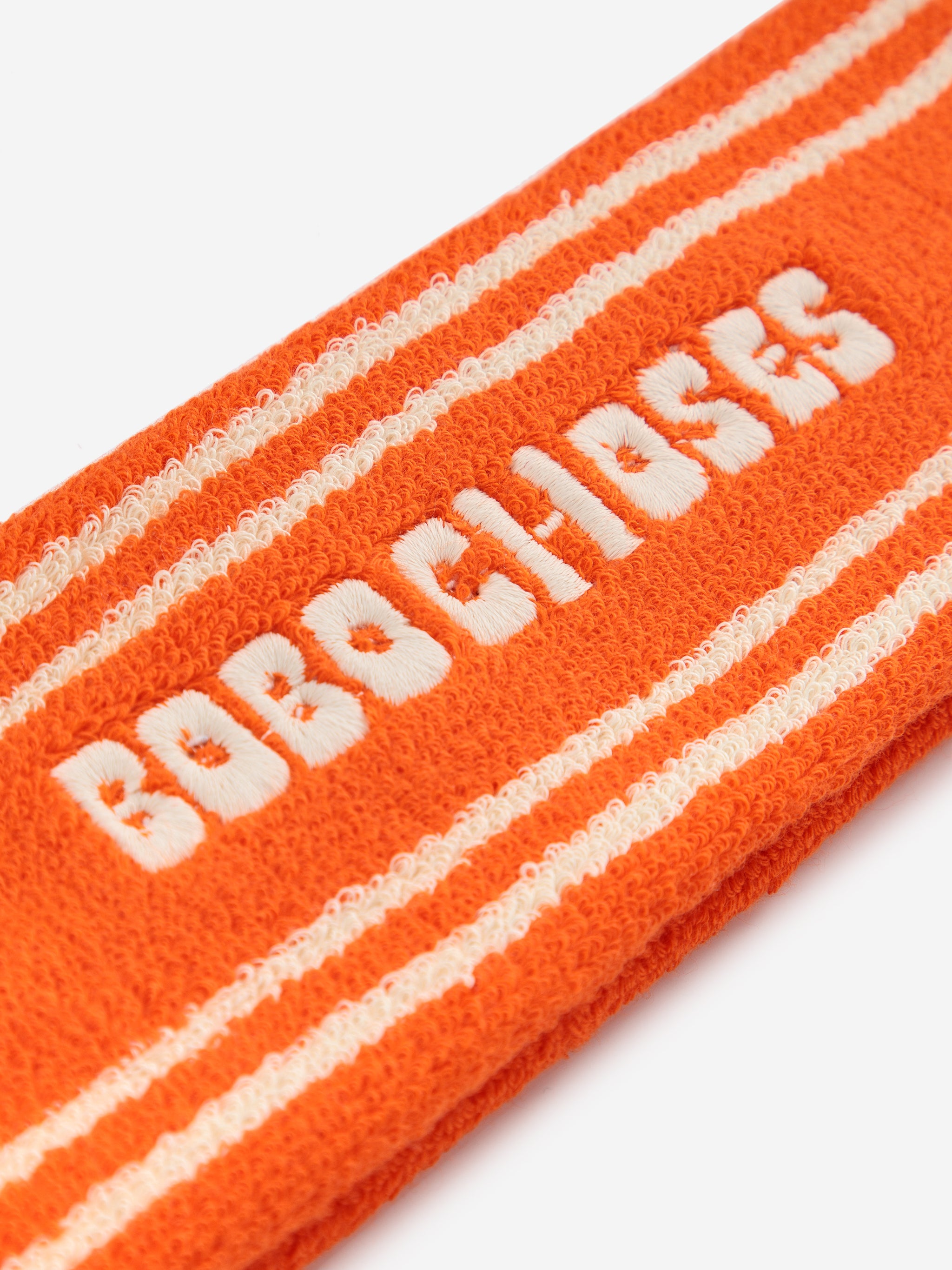 Bobo Choses - kids - orange terry towel headband