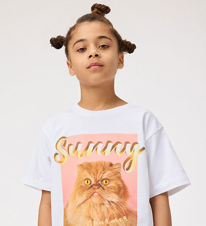 Molo - riley - cat t-shirt - sunny