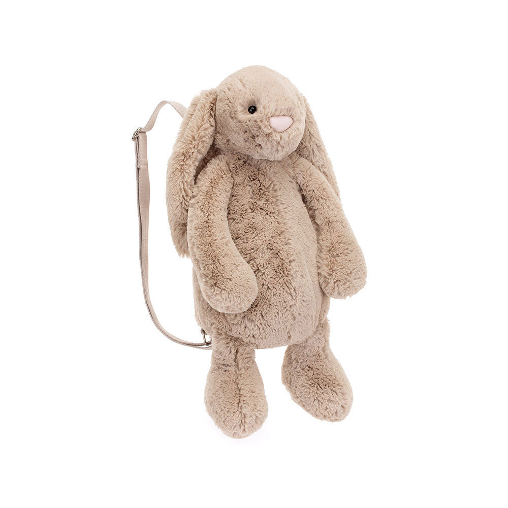 Jellycat - bashful - bunny backpack - beige