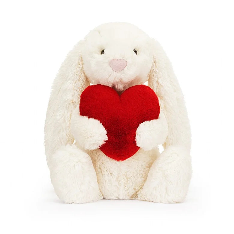 Jellycat - Bashful red love heart bunny - medium