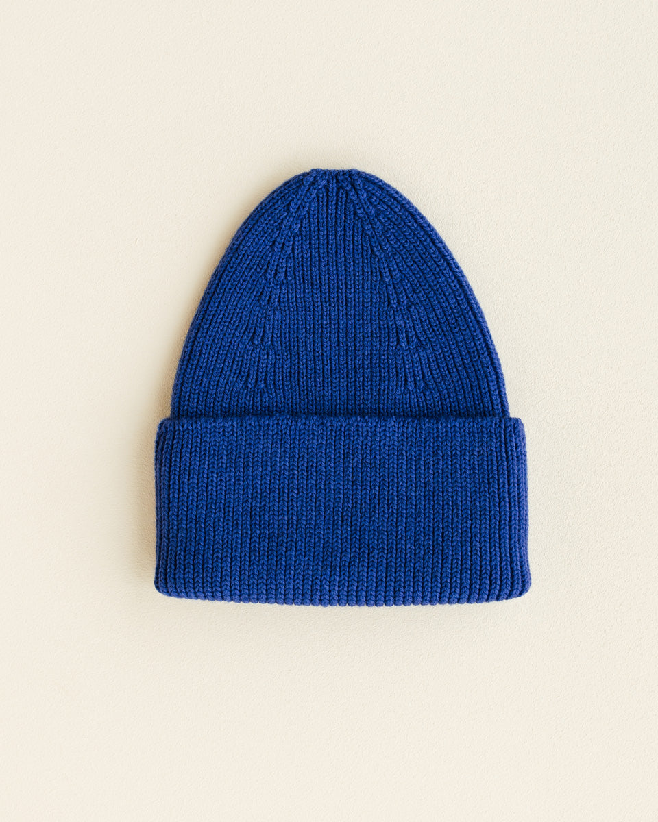 HVID - beanie - fonzie kids - cobalt blue