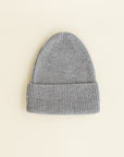 HVID - beanie - fonzie kids - grey melange