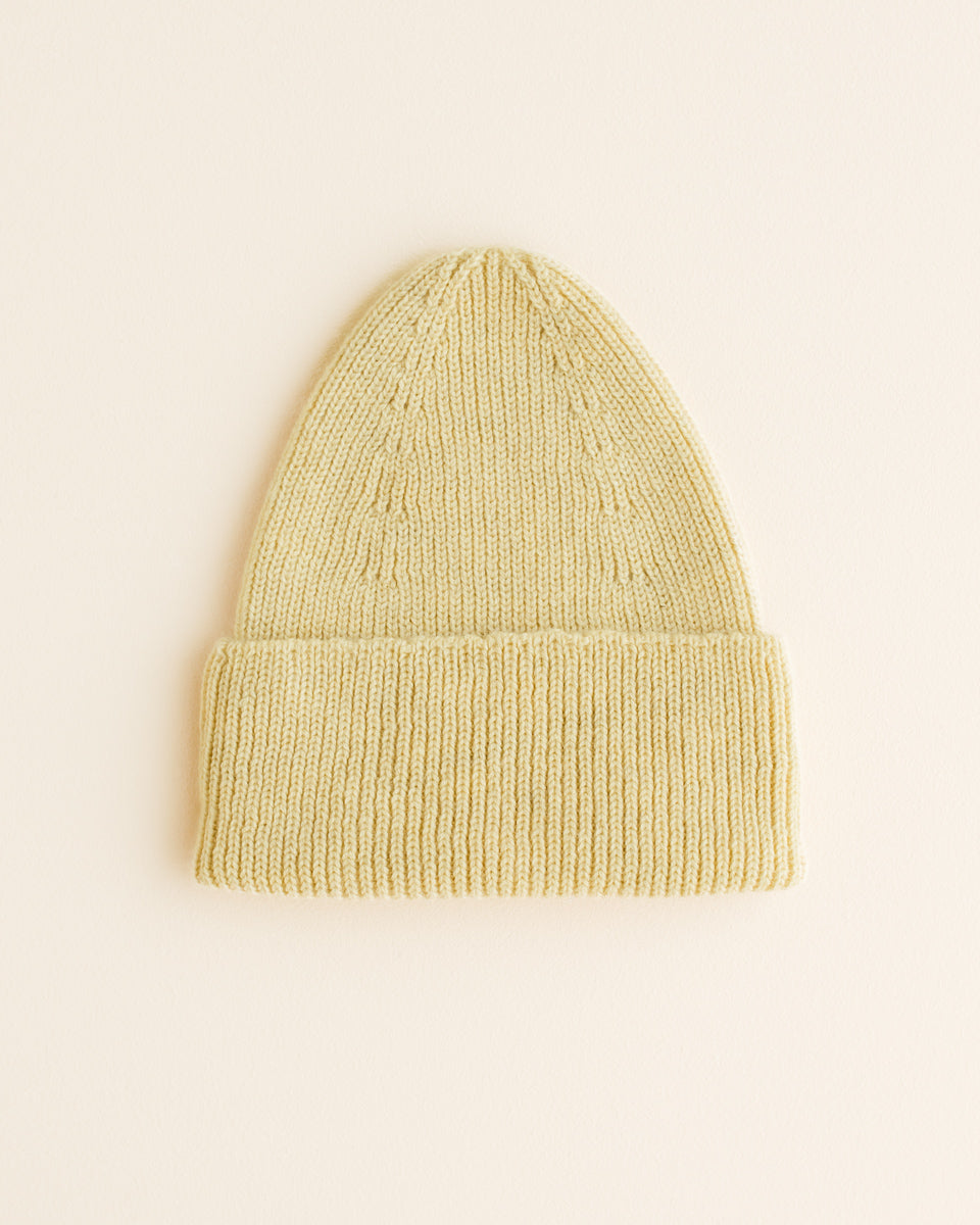 HVID - beanie - fonzie kids - light yellow