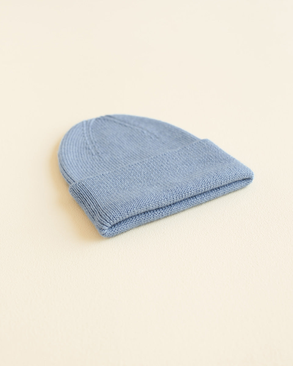 HVID - Newborn beanie - fonzie - light blue