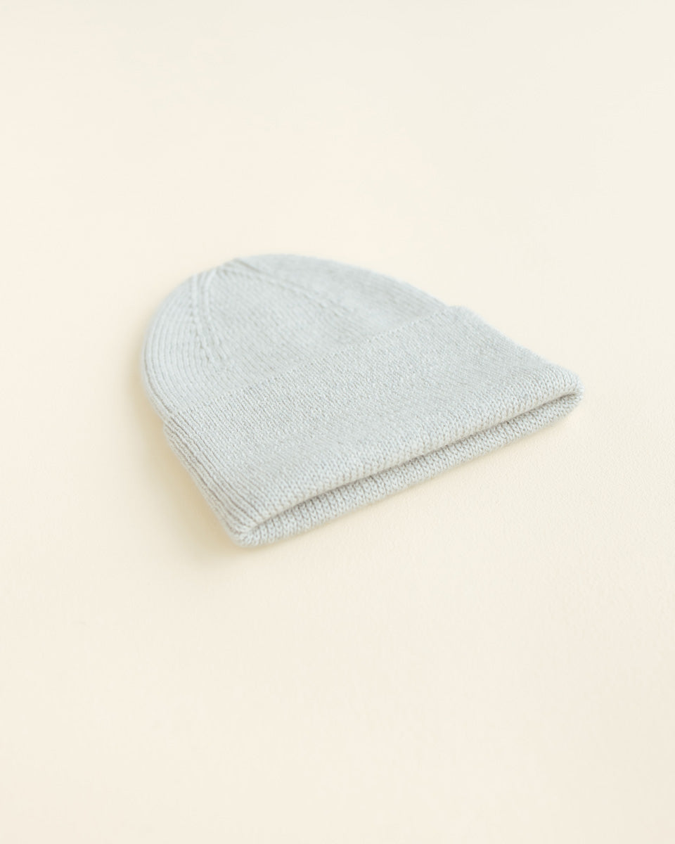 HVID - Newborn beanie - fonzie - light grey