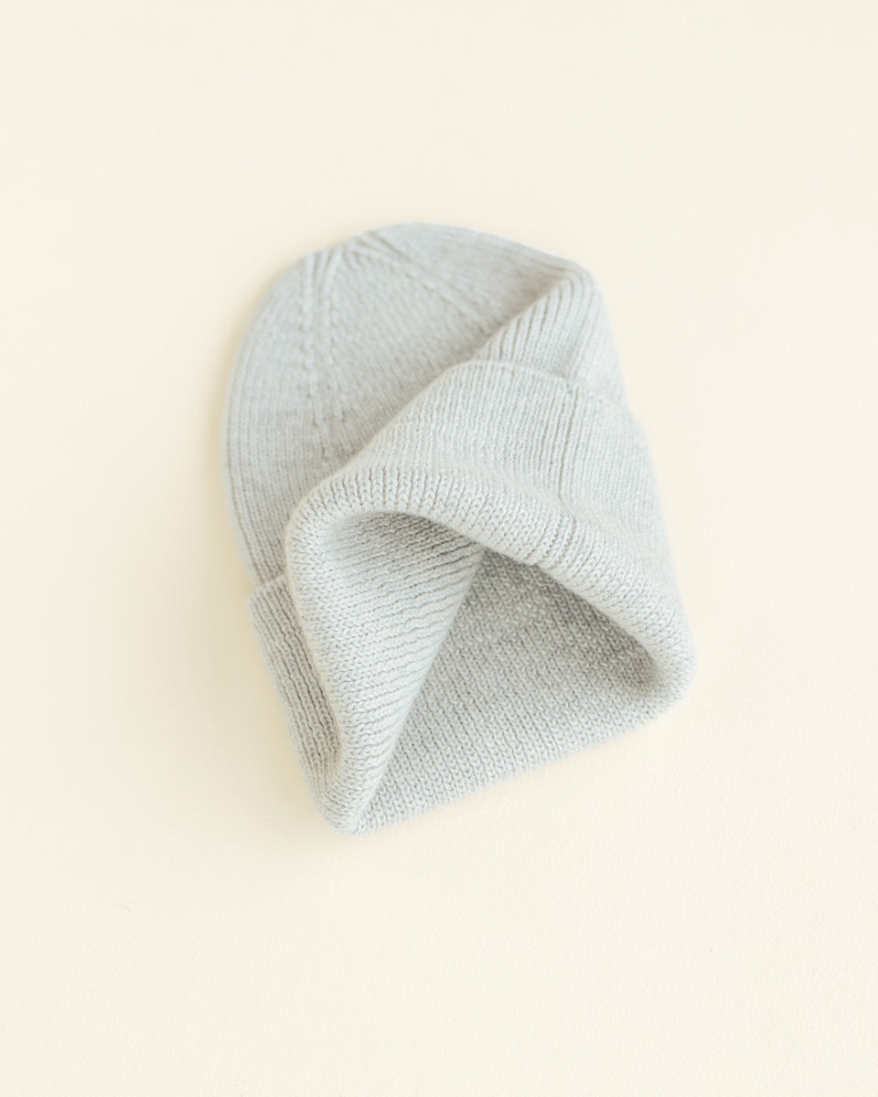 HVID - Newborn beanie - fonzie - light grey