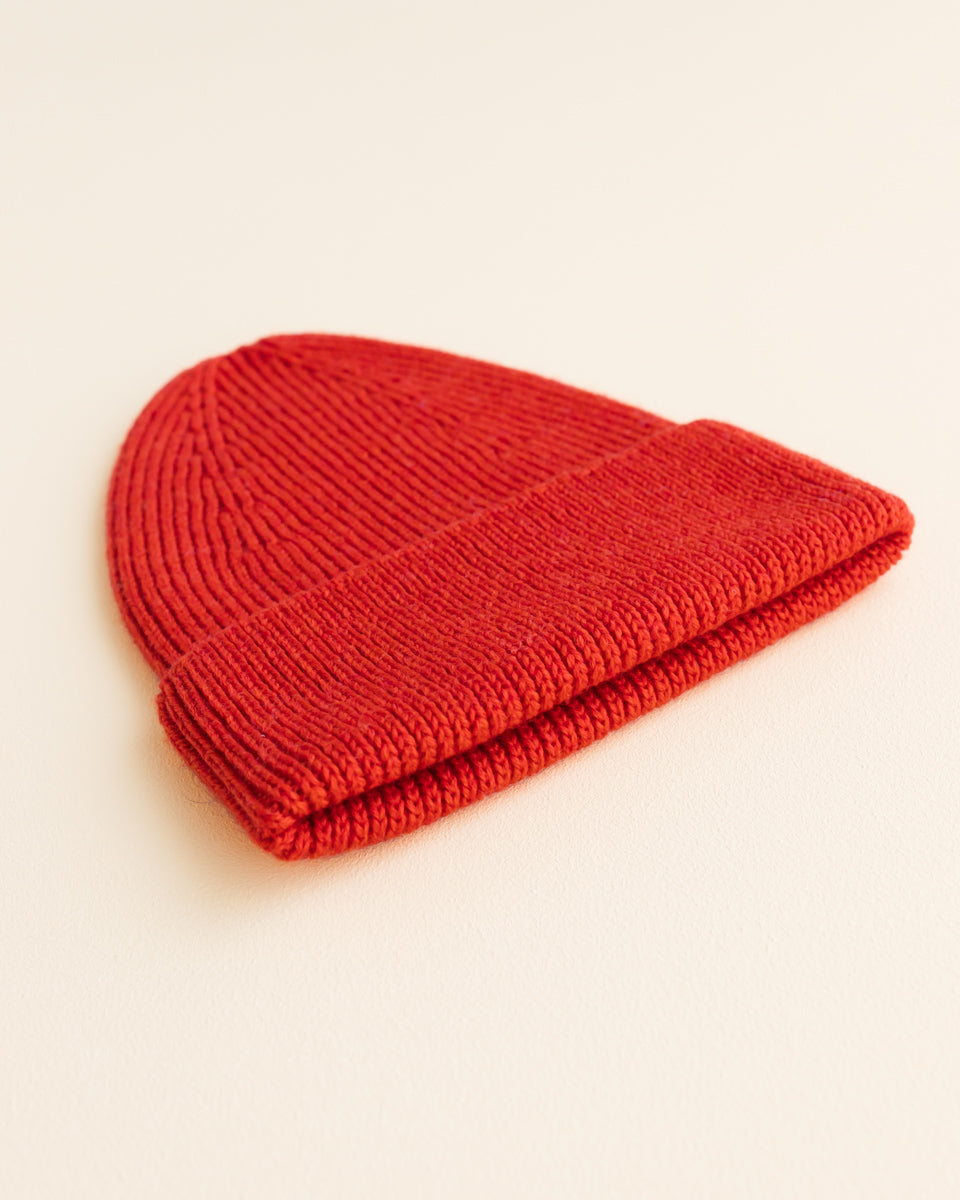 HVID - beanie - fonzie kids - red