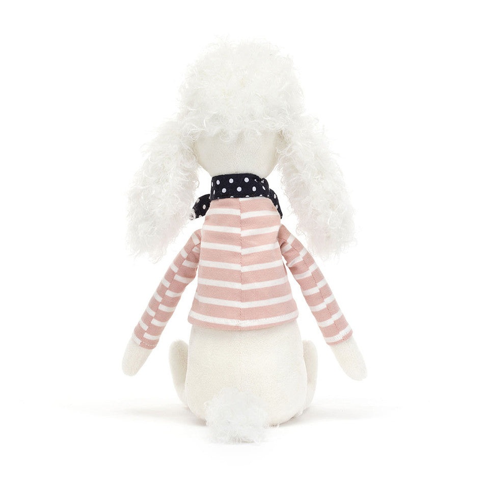 Jellycat - beatnik buddy poodle