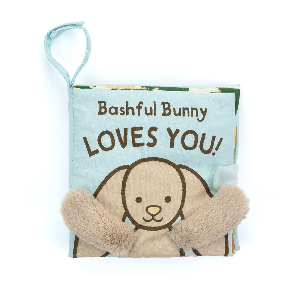 Jellycat -  Bashful bunny loves you book