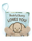 Jellycat -  Bashful bunny loves you book