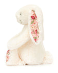 Jellycat - bashful -  blossom bunny - small - cream berry