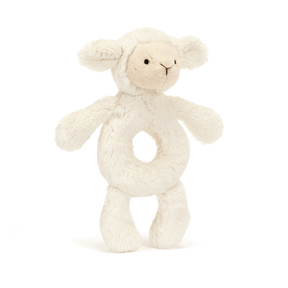 Jellycat - lamb ring rattle