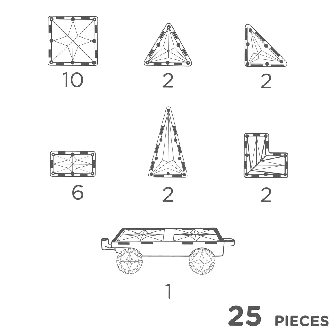 CleverClixx - wheels pack - intense - 25 pcs