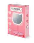 Legami - mirror with light - you look purrfect