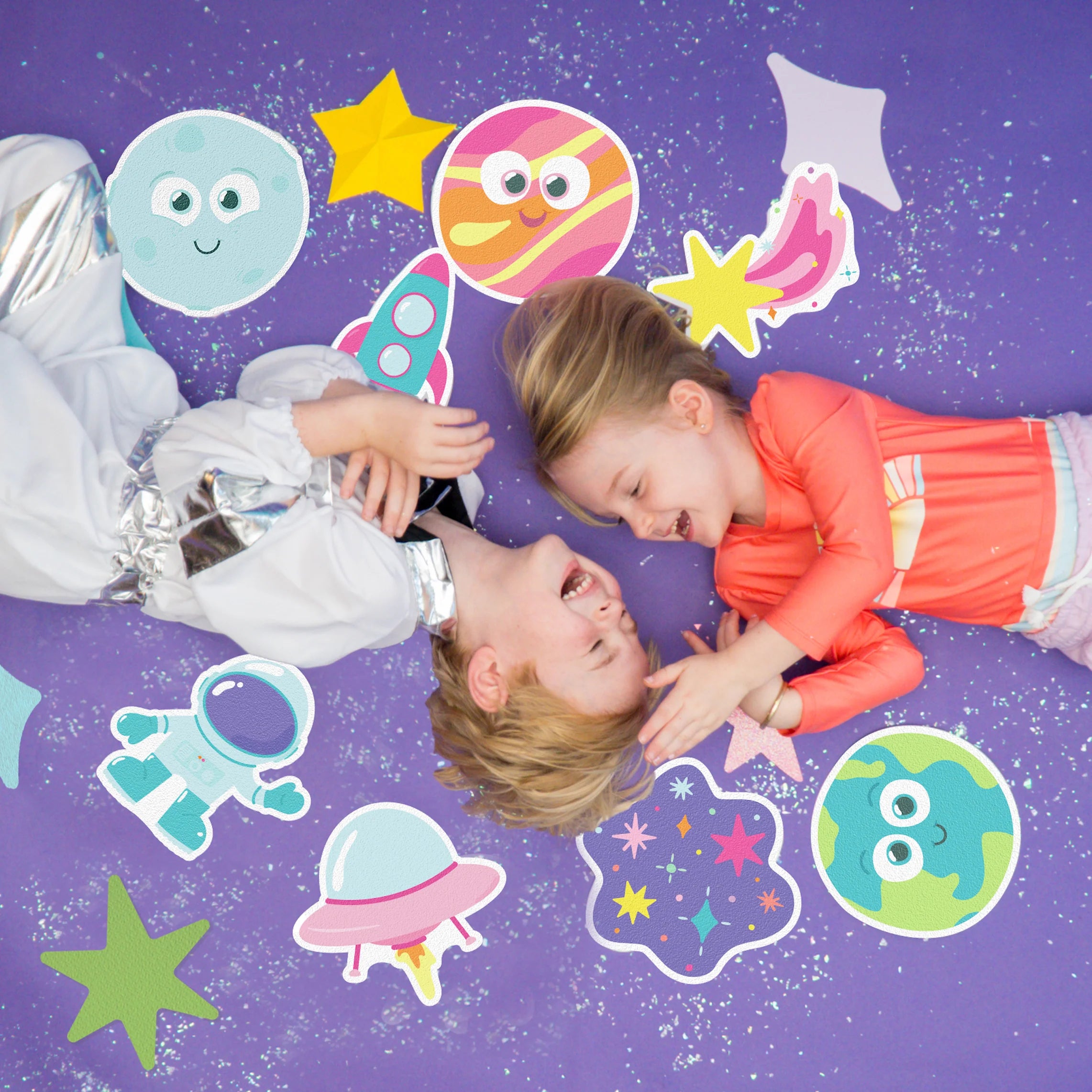 Glo Pals - antislip bad stickers - galaxy grips