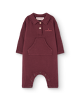 The animals observatory - rat baby jumpsuit - browned garnet