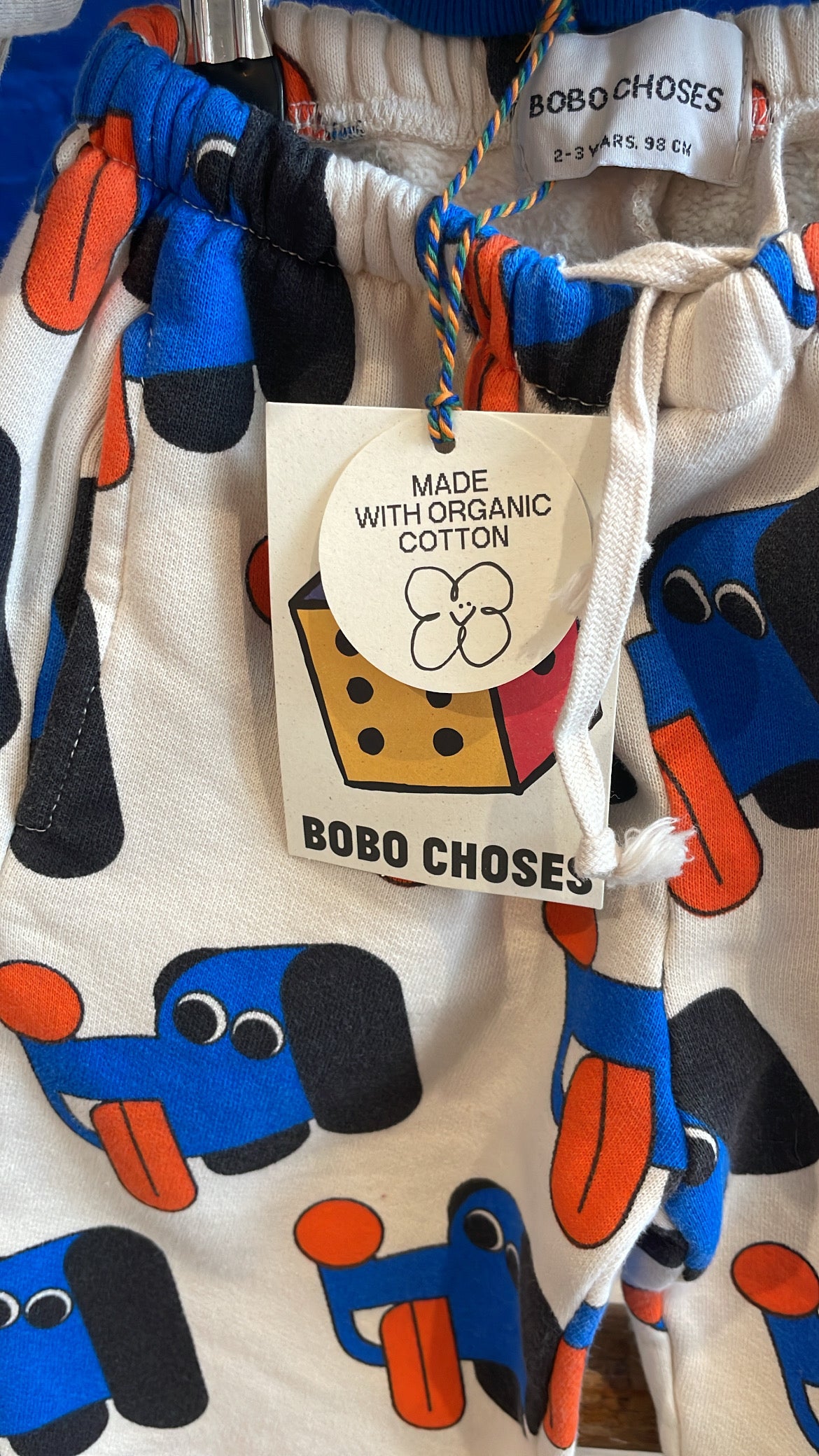 Bobo Choses - kids - doggy mate allover joggers - offwhite