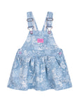 Favorite People - polaroid denim skirt overalls