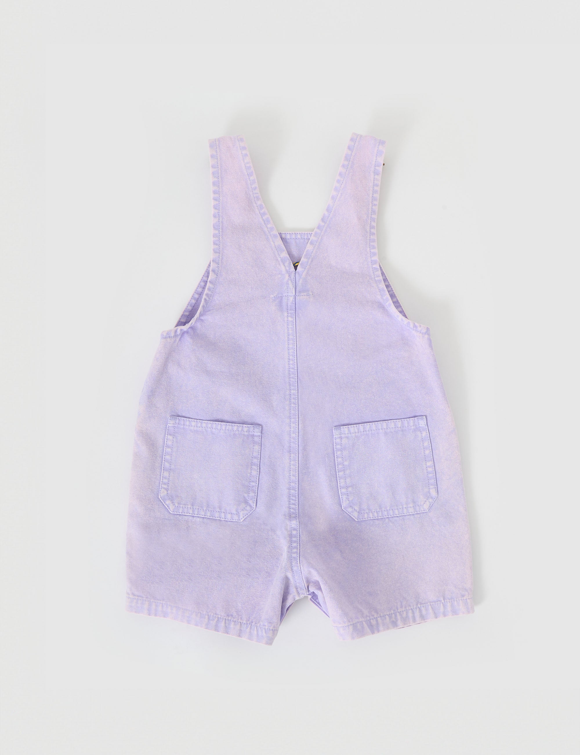 Goldie + Ace - burton vintage denim short overalls - mauve