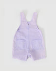 Goldie + Ace - burton vintage denim short overalls - mauve