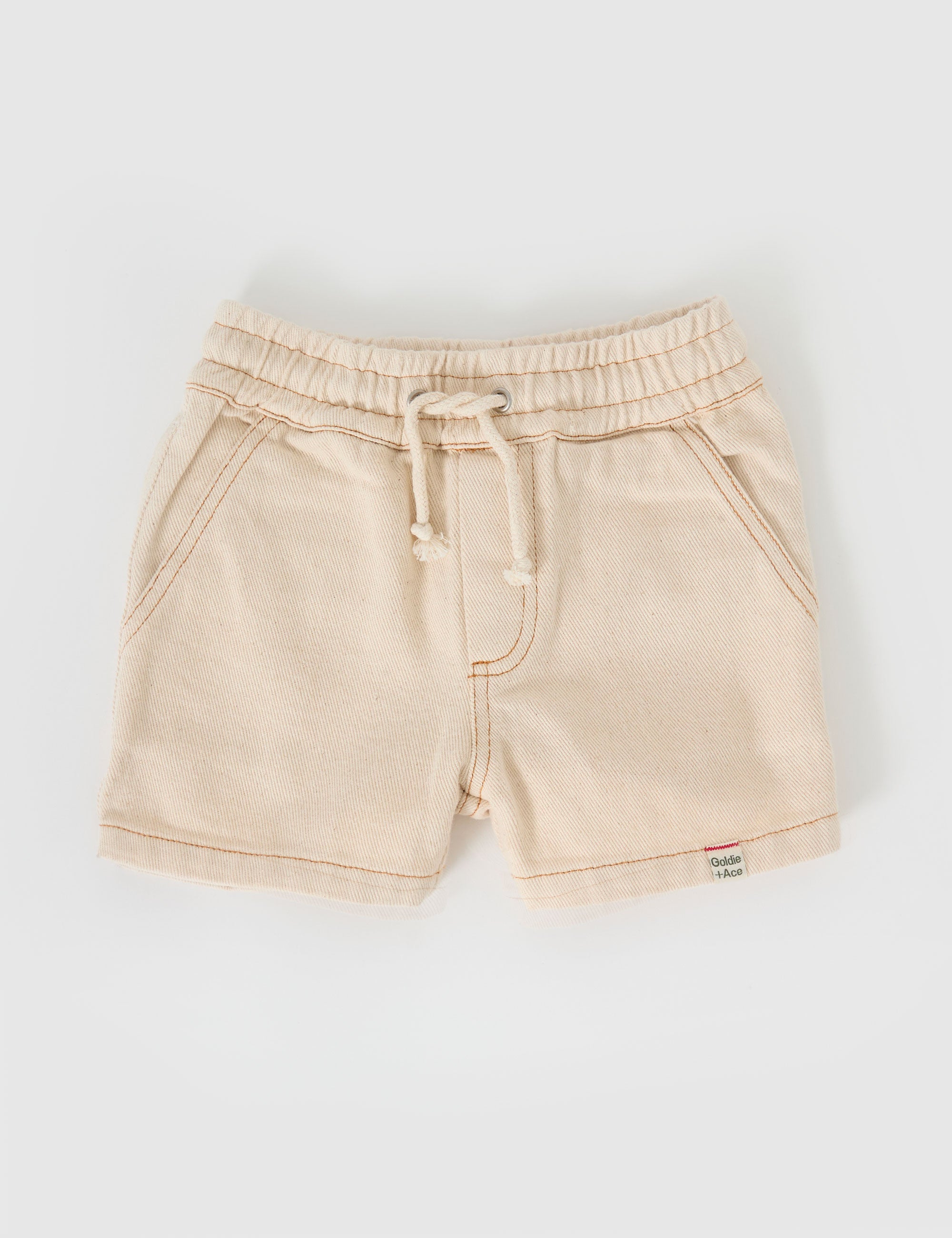 Goldie + Ace - noah denim shorts - oat