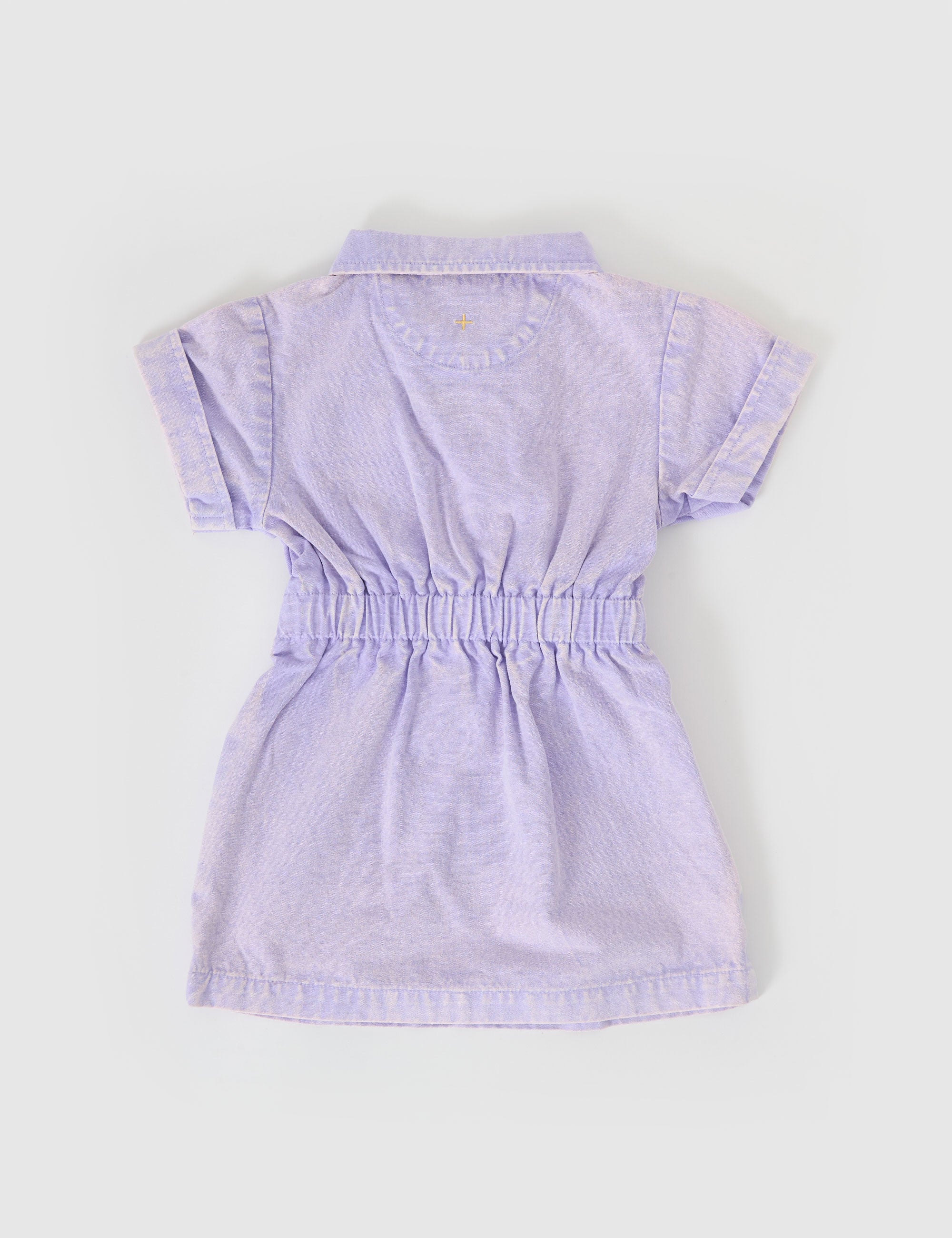 Goldie + Ace - piper denim belted dress - mauve