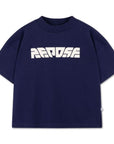 Repose Ams -  boxy tshirt - cosmic navy