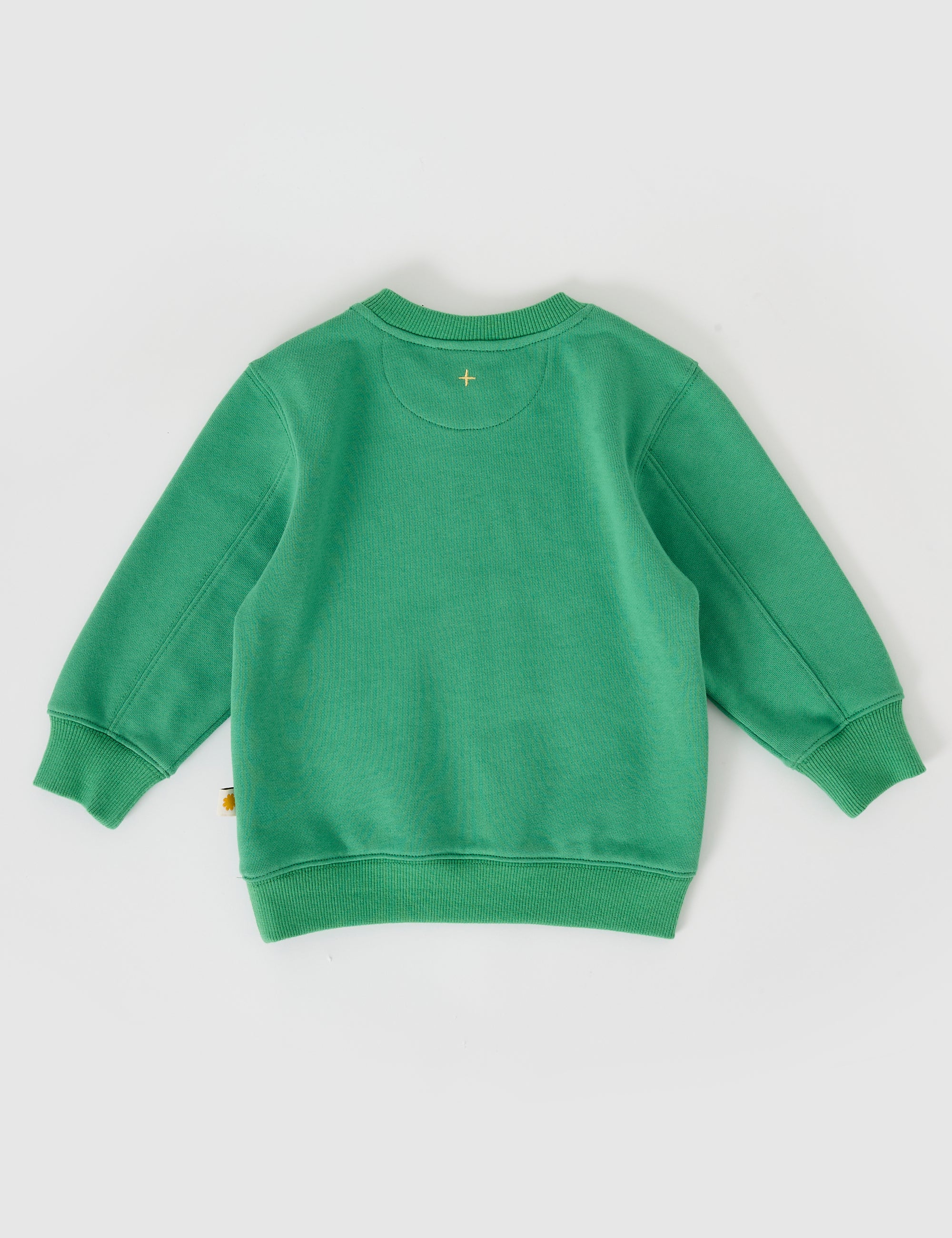 Goldie + Ace - crew embroidery sweatshirt - green