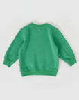 Goldie + Ace - crew embroidery sweatshirt - green