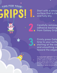 Glo Pals - antislip bad stickers - galaxy grips