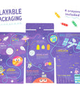 Glo Pals - antislip bad stickers - galaxy grips