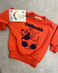 Bobo Choses - fun - baby - rolling dog fleece sweatshirt