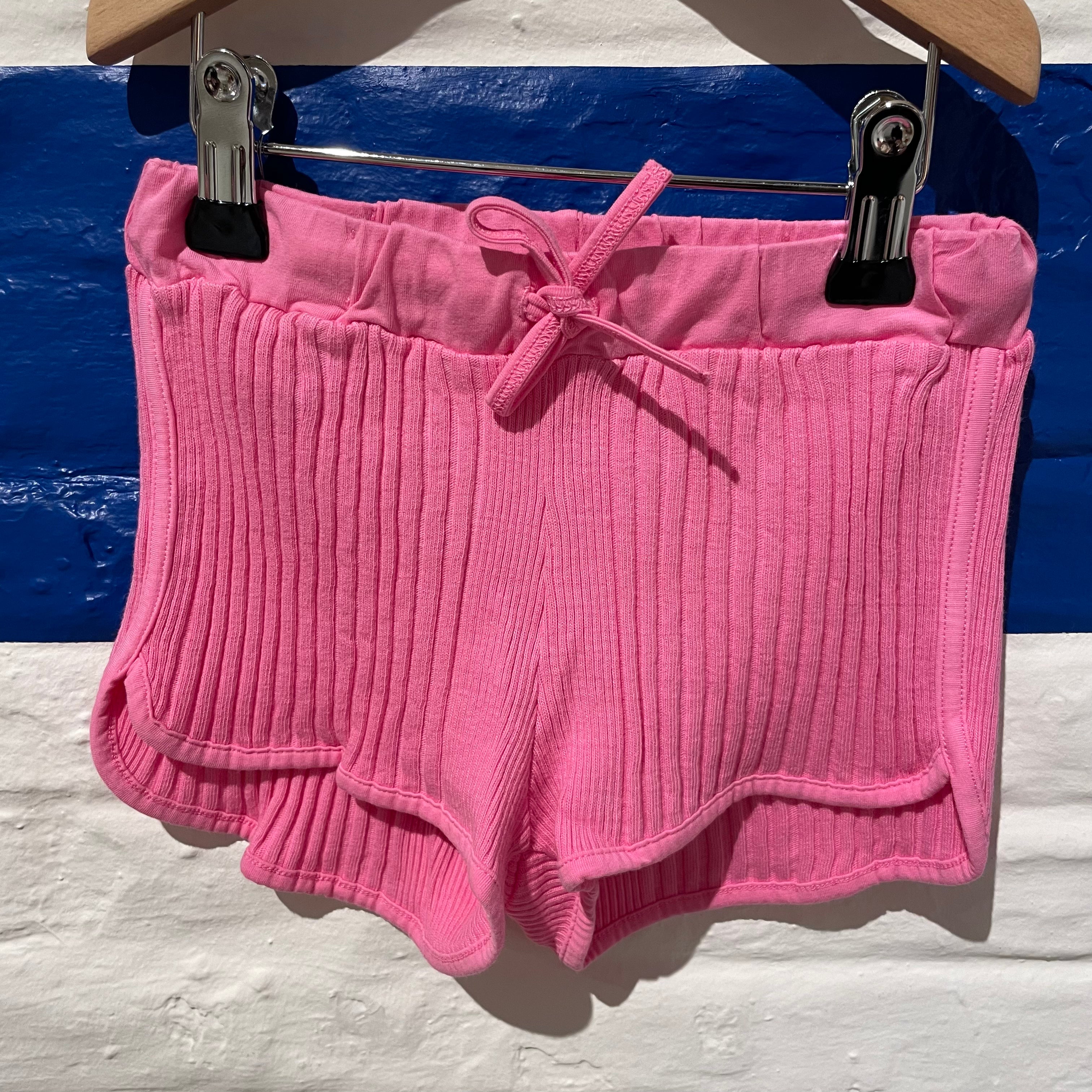 Sun Child - rio - rib shorts - blush (only in set)