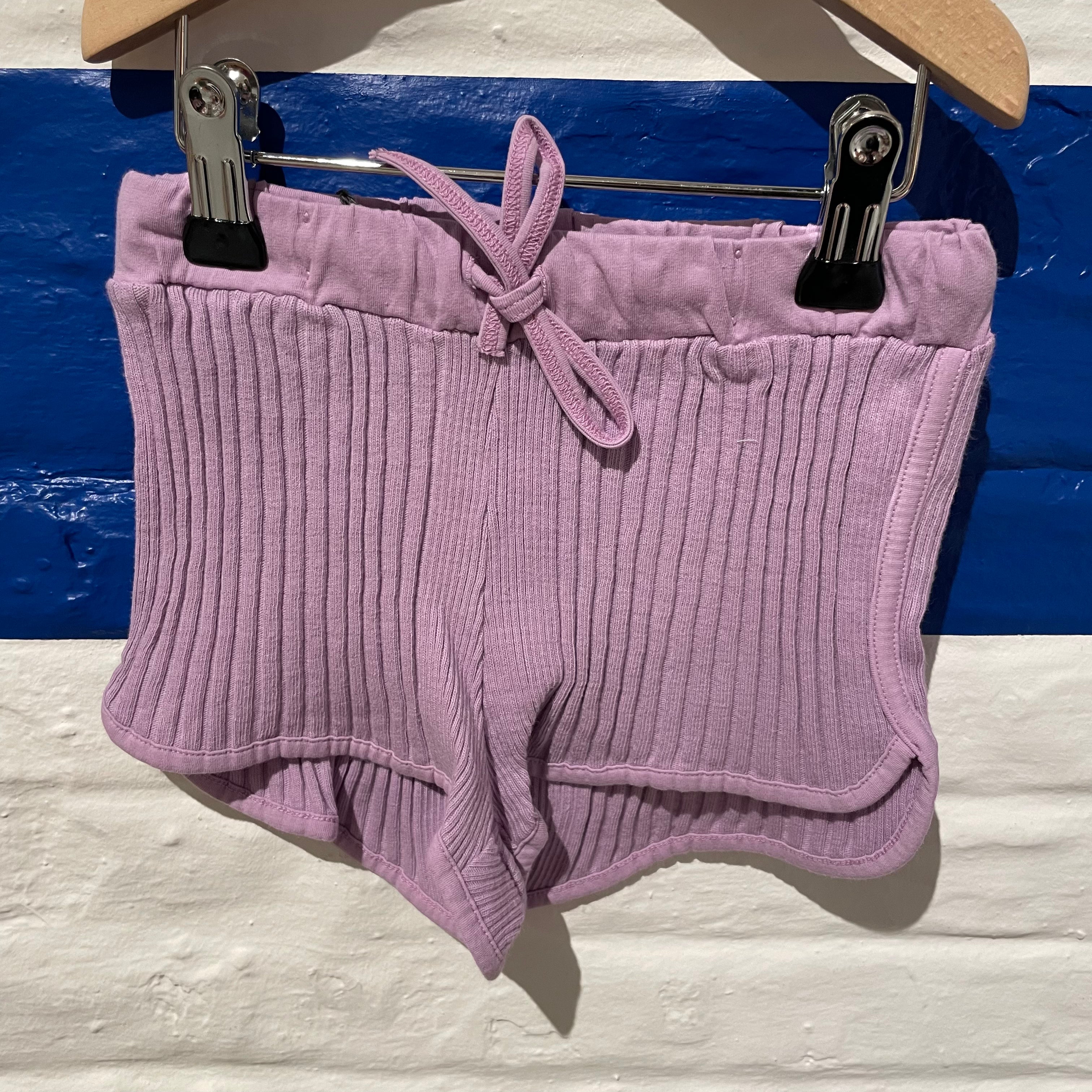 Sun Child - rio - rib shorts - lilas (only in set)