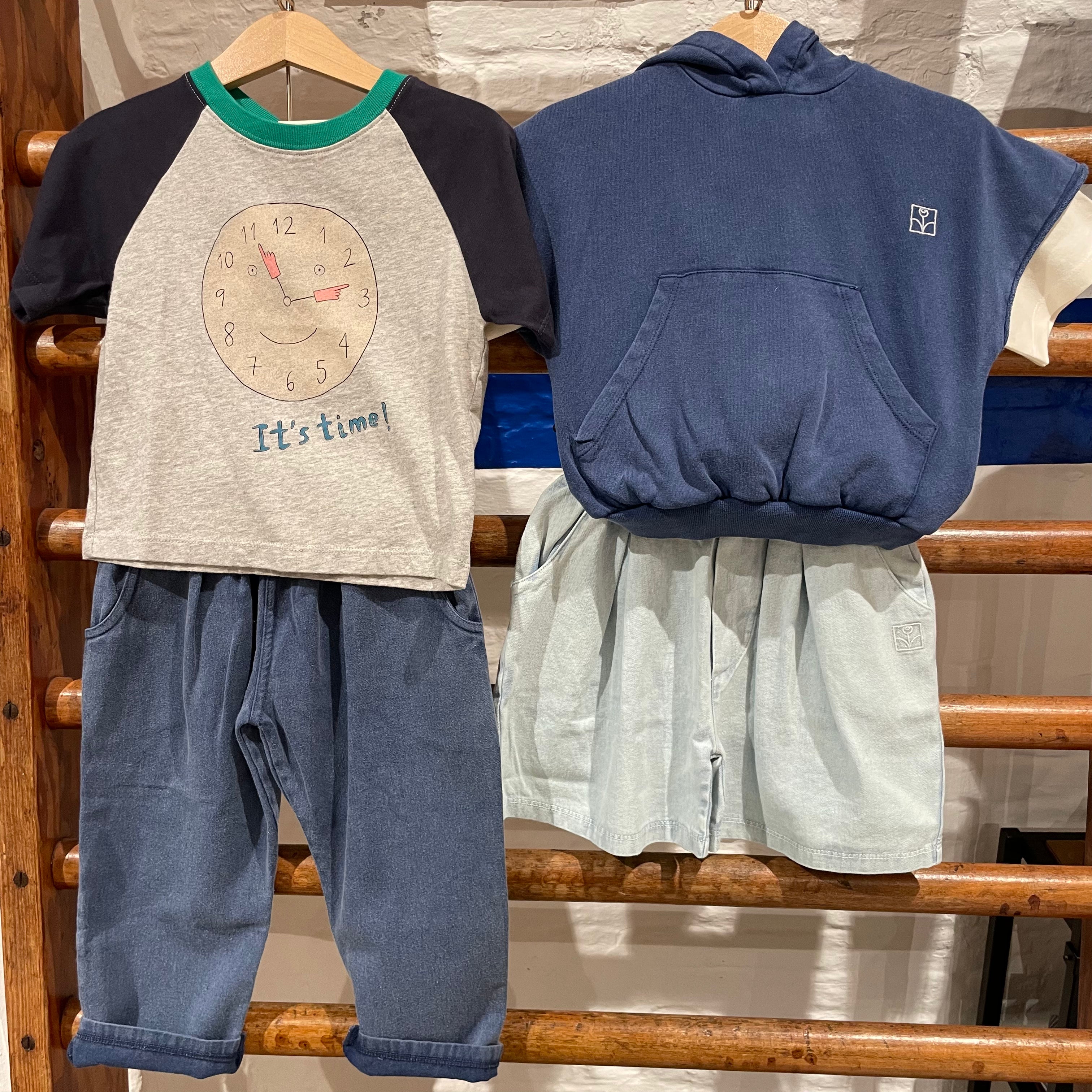 The campamento - kids - blue denim trousers