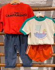 The campamento - kids - sailor ecru kids t-shirt