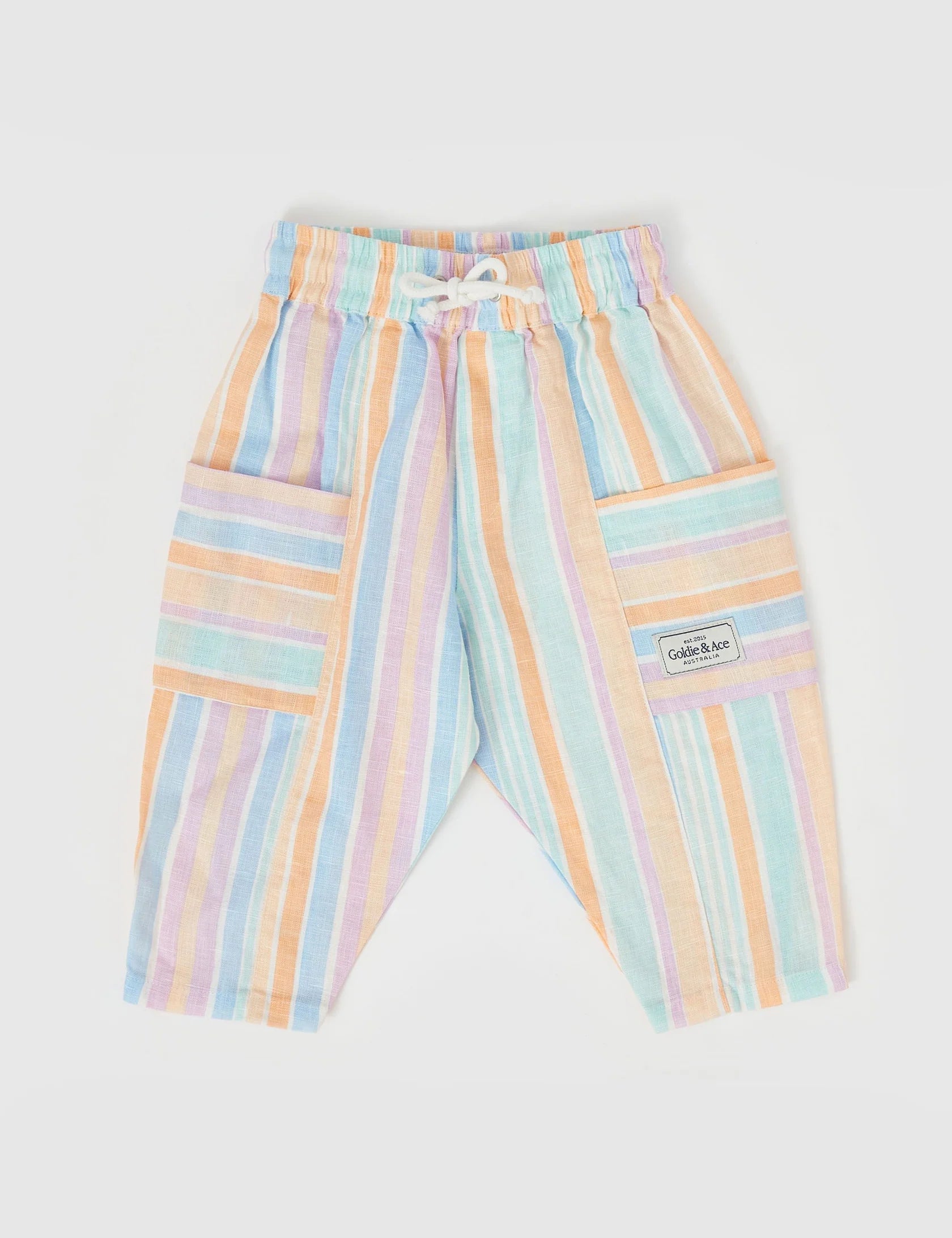 Goldie + Ace - kit resort stripe linen pocket pants