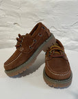 Boat shoes - suede brown